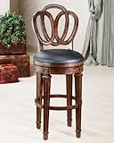 Hillsdale Fleur De Lis Triple Leaf Swivel Counter Stool 62967