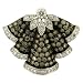 Brown Diamond Ruffle Pendant
