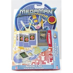 Mega Man NT Warrior Battlechip 5-pack Exclusive by Mattel