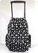 Black Paw Print Wheeled Back Pack Dog / Cat carrier