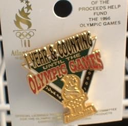 1 Year & Counting - 1996 Atlanta Olympic Pin
