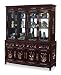 72 Rosewood Mother of Pearl Inlay China Cabinet