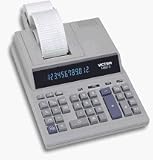12-Digit Printing Calculator,2-Color Print,9x12x2,Black