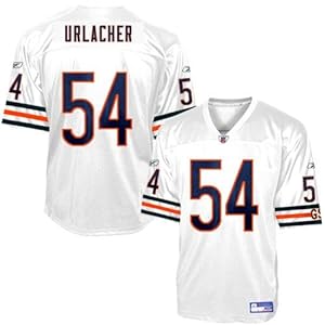 Reebok Chicago Bears Brian Urlacher Youth Replica White Jersey Extra Large