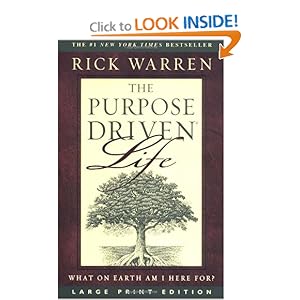 The Purpose-Driven Life: What on Earth Am I Here For? [Large Print] [Paperback]