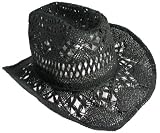 Hand Made Cowboy Hat Toyo Fully Shapeable Brim Woven Paper
