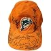 1972 Miami Dolphins Undefeated Team Autographed Hat - 12 Signatures (Don Shula , Bob Griese)