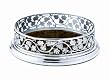 Ginkgo Grape Pewter Wine Bottle Coaster