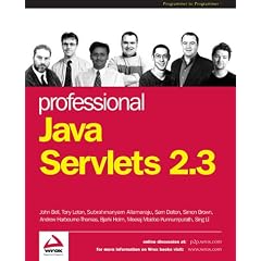 Professional Java Servlets 2.3 (Programmer to Programmer)