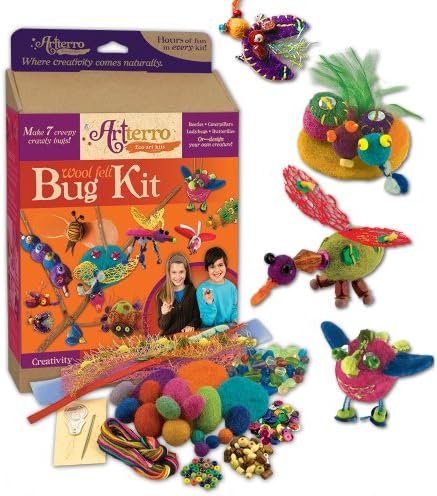 Artterro Wool Felt Bug Kit