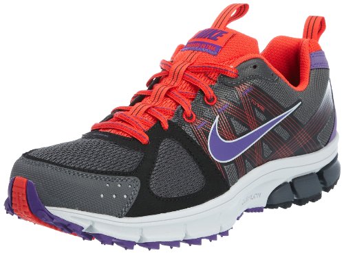 Nike Air Pegasus + 28 Trail - Mens - Anthracite/Black/Challenge Red/Club Purple