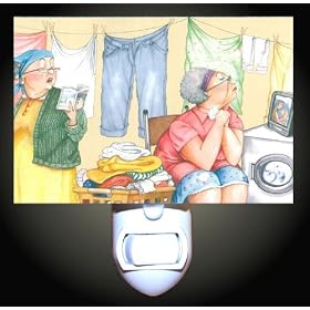 Waiting for the Laundry Decorative Night Light