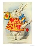 The White Rabbit, Illustration from Alice in Wonderland by Lewis Carroll Art Giclee Poster Print by John Tenniel, 18x24 The White Rabbit, Illustration from Alice in Wonderland by Lewis Carroll Art Giclee Poster Print by John Tenniel, 18x24