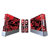 COMIC Design Wii Console + 2 Remotes Vinyl Skin Decal Cover Sticker Protector (Matte Finish)