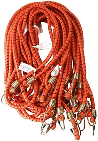 Heavy Duty 72" or 6' Long x 1/2" Dia Thick Bungee Cords Tie Down Cord Strap (10-Pc)
