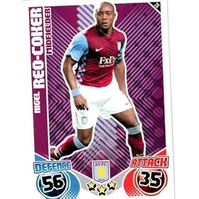 Nigel REO-COKER Aston Villa individuels Match Attax 2010/11 de cartes ? collectionner [jouet]