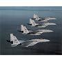 F-15 Eagles (In Air) Art Poster Print - 16" X 20"