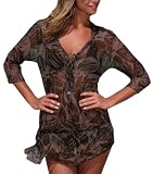 Banana Moon Spitzer Tullive - Maillot de Bain Femme Tunique - Chocolat Tullive