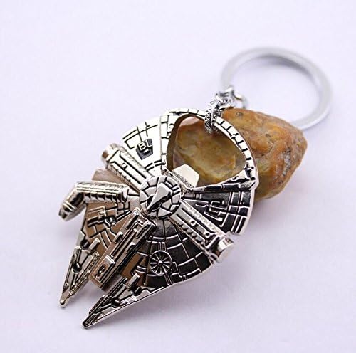 AsteriatedTM Star Wars Millennium Falcon Bottle Opener Key Chain (Silver)