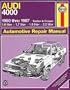 Audi 4000 '80'87 (Automotive Repair Manual)