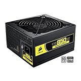 Corsair CMPSU-850TX 850-Watt TX Series 80 Plus Certified Power Supply compatible with Intel Core i7 and Core i5