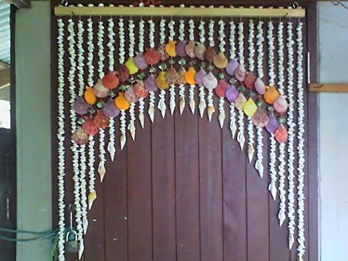 Sea shells curtains hundreds For doors or windows of the house to be beautiful or to separate the house. (pack of 1)