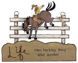 Outdoor Living : Ranch Collection Western Large Message Plaque