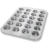 USA Pan Bakeware Aluminized Steel 24 Cup Mini Muffin Pan
