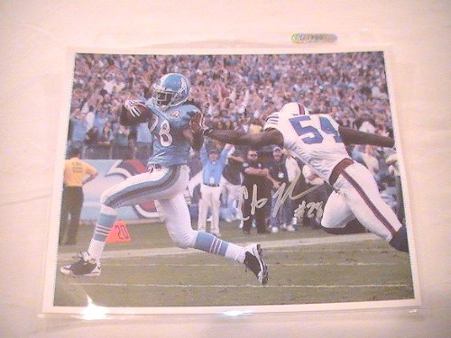 CHRIS JOHNSON SIGNED AUTOGRAPHED 8-10 PHOTO TENNESSEE TITANS COA + HOLOGRAM