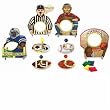 Sports Bean Bag Toss & Sports Ring Toss Combo Set