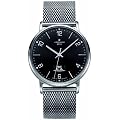 Junghans Herren-Armbanduhr XL MILANO FUNK Analog Edelstahl 030/4044.44