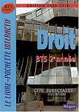 Droit BTS 2e ann�e : Manuel de l'�l�ve