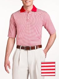 Alan Flusser Key Stripe Polo - Compare at: $59.50