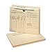 Globe-Weis B3143DT Pendaflex File Folder Jackets, Letter Size, Manila, Preprinted, Expands 2” inches, Reinforced Tabs, 9.5” x 11.5” inches – Pack of 50