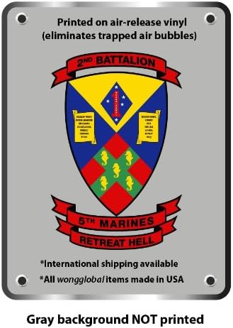 2nd battalion 5th marines sticker decal 6" x 4"