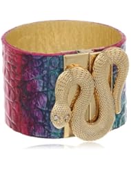 Anna Pellissari Azaria Aqua and Green Cuff Bracelet, 7"