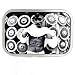 All Products : LICENSED 2PAC TUPAC SHAKUR HIP HOP RAP BLACK BELT BUCKLE