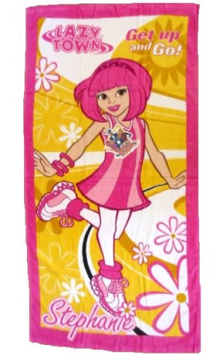 Childrens Toyshop  Toys : LazyTown Stephanie Beach / Bath Towel