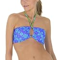 Mossimo&reg; Black: Floral Bandeau- Periwinkle/ Green