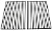 Music City Metals 56202 Porcelain Steel Wire Cooking Grid Replacement for Select BBQ Grillware and Steelman Gas Grill Models, Set of 2