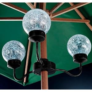 Outdoor Battery-Operated Umbrella Light by Orvis