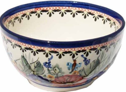 Polish Pottery Ice Cream / Cereal Bowl 971-149a