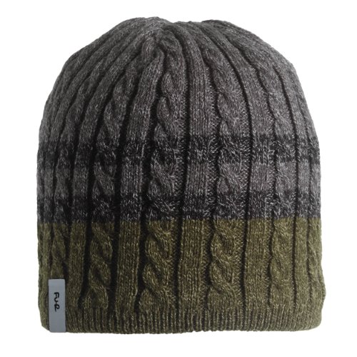 FU-R Headwear - Men's Slater Ragg, Fleece Lined Knit Ragg Wool Beanie