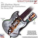 Ripped Metal Fire Skin by WraptorSkinz TM fits All Sony PS2 Guitar Hero SG Guitar Controllers (GUITAR NOT INCLUDED)