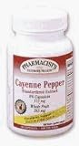 Cayenne Pepper 115 mg, Standardized Extract Capsules, by PUH - 90 Capsules
