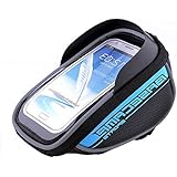 Allnice&reg; U Type Design 5.5'' Waterproof Toucscreen Dual Zipper 2.5L Capacity Mountain Bike Road Bicycle Cycling Front Frame Bag Tube Pannier Saddle Bag Fit for iPhone 6 Plus / iPhone 6 / Galaxy Note2 / Galaxy S5 and etc
