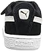 PUMA Suede Classic 2-Strap Sneaker  , Black/White, 11 M US Little Kid