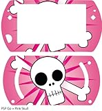 Pink Skull Design Protective Skin for Sony PSP Go