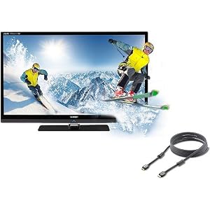 Sharp AQUOS 60 1080p 240Hz 3D-Ready LED HDTV with Wi-Fi and HDMI Cable