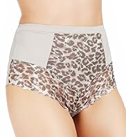 Per Una Animal Print & Embroidered Brazilian Knickers